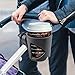 Stroller Cup Holder with Hook, Universal Cup Holder for Pushchair, Bike, Wheelchair, 360 Degrees Rotation Anti-Slip and Adjustable