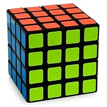 D-FantiX Moyu Weisu 4x4 Speed Cube Magic Cube Puzzle Black 62mm
