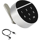 Digital Cabinet Electronic Coded Lock - Mechanical Keyless Touch Screen Password for Mailbox, File, Sauna, Drawer, School Lockers, DIY Wooden Furniture - Privacy Lock (1)