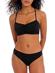 Freya Jewel Cove Convertible Bikini Top 30FF, Black