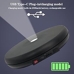 JAYEGT Motorized Rotating Display Stand with LED