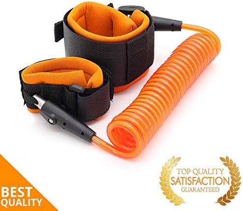 Toddler Wrist Leash | Child Anti Lost Walking Harness | Baby Safety Hand Link - Baby’s Style (1.5m - Orange)
