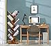 COPREE Bamboo 9-Shelf Tree Bookshelf Book Rack Display Storage Organizer Bookcase Shelving Free Standing Bookshelves for CDs, Movies & Books Holder