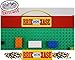 Matty's Toy Stop Brik-Kase Storage Organizer Container Case with Building Plate Lid - Primary (Holds Approx 1000pcs)