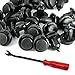QMET 10 mm 40 pcs/pack Push-Type Nylon Bumper Fender Flare Fastener Remaches Clips 91503-SZ3 – 003 plástico Fastener Remover para Honda Accord Civic CR-V RDX RL RSX TL TSX