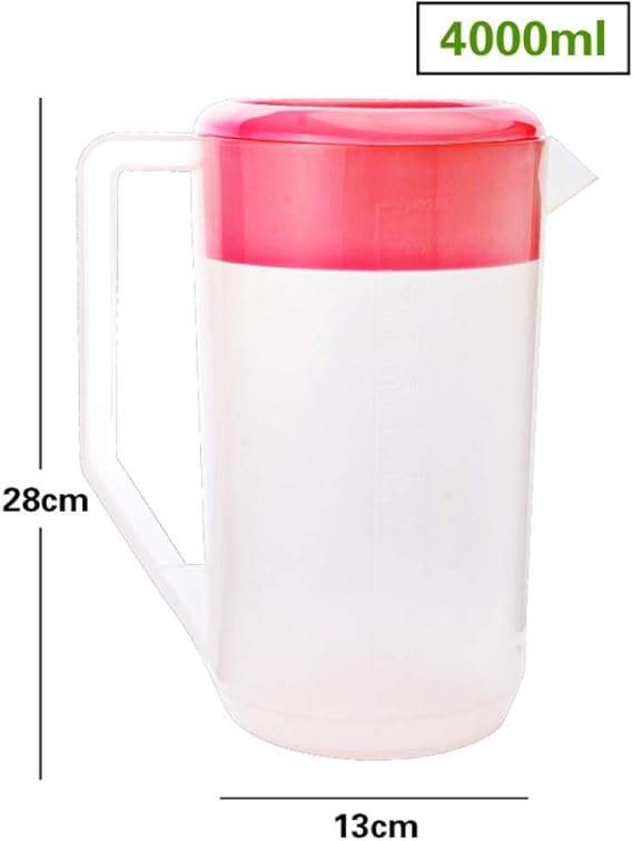 Yauer Vaso medidor de 10,000 vasos de plástico con barril de leche y