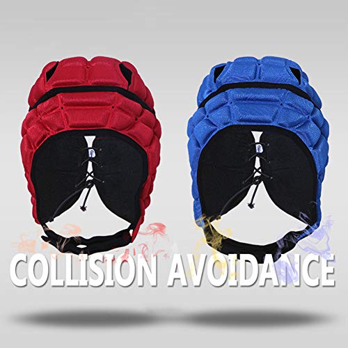 image for Lovt Kids Rugby Helmet, Soft Shell Protective Headgear Adjustable Rugb