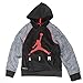 Jordan Big Boys Elephant Print Hoodie (M(10-12YRS), Black)