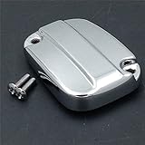 XKH- Motorcycle Chrome Front Brake Fluid Reservoir Cap For 2007-2015 Harley Davidson Electra Glide Road