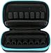 Essential Oil Carrying Case Premium Hard Shell Protection for up to 14 Bottles – Perfect for Roller and Standard Bottles 5ml to 10ml – Great for Travel (Caribbean Blue)