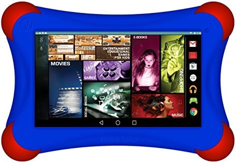 Visual Land Prestige Elite A7QLBP Quad Core 16GB Tablet with Bumper, Royal Blue (MEA7QLBP16GBRYL)