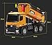 Ailejia RC Remote Control Truck Construction Dump Truck Toy 2.4GHz Huina Die-Cast Front Gift for Kids Children