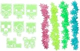 Paladone Minecraft Glow in The Dark Wall Decals, 200 Stickers & Characters view 4