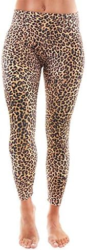 Liquido Active Women's Patterned Yoga Legging Feline Medium