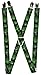 Buckle-Down mens Buckle-down - Hulk Suspenders, Multicolor, 3.5 x 2.5 US