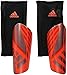 adidas Performance Ghost Pro Shin Guard, Solar Red/Iron Metallic Grey/Vivid Red, X-Small