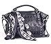 Leather Black Large Skull Studded Handbag and Tote Purse Fashion for Women Ladies Girls Crossbody Shoulder on Sale