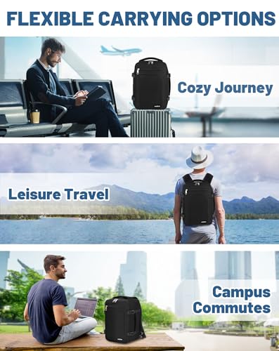 MOCOCITO Travel Backpack Cabin Airplane 40 x 20 x 30, Travel Suitcases Cabin for Vueling Waterproof Backpack Hand Luggage, 30L Backpacks Men Women Travel Backpack Laptop Backpack (Classic Black)