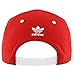 adidas Originals Men's Trefoil Chain Flatbrim Snapback Cap, Scarlet/ White, One Size