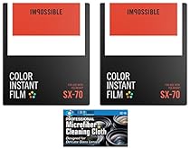 Impossible PRD4512 Color Glossy Film for Polaroid SX70 Cameras - 2 Pack