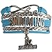 Infinity Collection Swim Bracelet-Swimming Charm Bracelet- Love Swim Jewelry - Gift For Swimmers, Swim Team