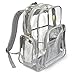 Planet Made Family Heavy Duty Extra Large Clear Backpack, Clear School Backpack. Transparent Backpack for Men and Women, Boys and Girl