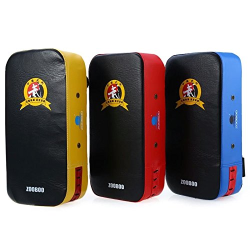2016 Zooboo 1PCS Boxing Pad Punching Sandbag Bag Square Foot Target Mitt Karate MMA Sparring Muay Thai TKD Boxe Training Gear