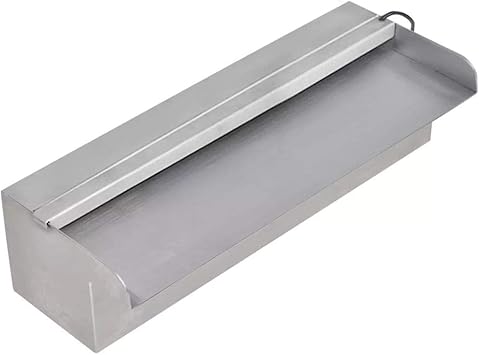 Vidaxl Lame Deau Rectangulaire à Led 30 Cm Acier Inoxydable Pour Piscine Bassin
