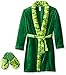 Too Cool 2 Sleep Big Boys' Green Camo Robe With Slippers