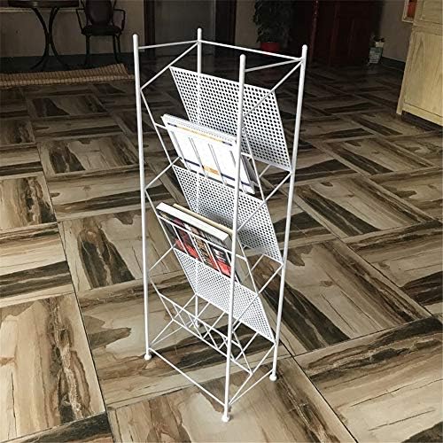 マガジンラック おしゃれ マガジンラック新聞クリエイティブアイアンアート本棚3層新聞ラックラック 絵本