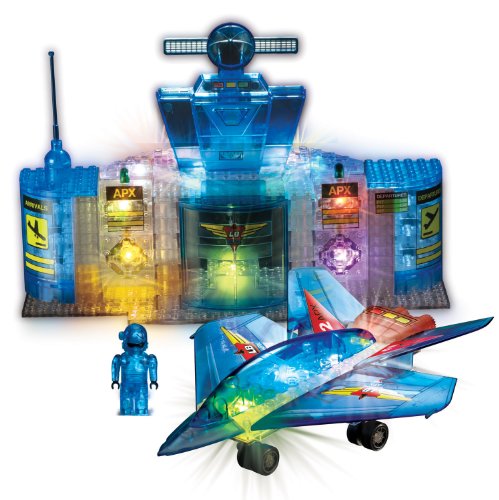 Cra-Z-Art Lite Brix Airport Playset and Plane Vehicle
