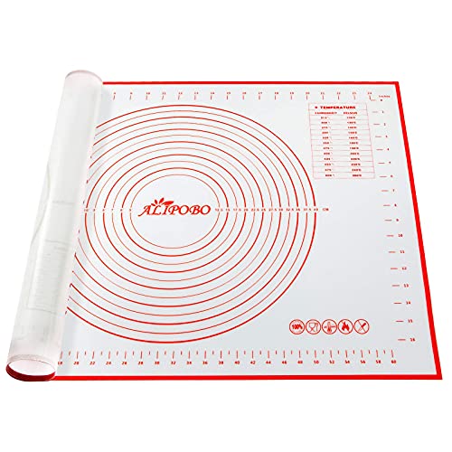 ALIPOBO Extra Large Silicone Pastry Mat 28"X 20" for Rolling Out Dough