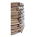 1 Pound Coil of Round Reed for Basket & Wicker Weaving, Natural Color, Choose One Size, 2,3,4,5,6,7,8,9,10 (#3)