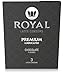 Royal Ultra-Thin Latex Condoms - Chocolate Flavored and Lubricated - Strong, Non-Toxic Latex - All Natural, Organic, Vegan, No Cruelty Contraceptive - Snug Fit, Accurate Sizing - 3 Pack