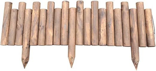 LXFYMX Vallas para Jardin Césped de Madera Efecto jardín Borde ...
