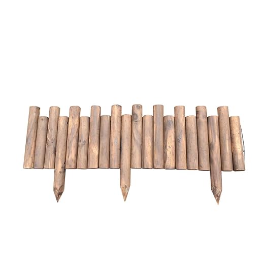 LXFYMX Vallas para Jardin Césped de Madera Efecto jardín Borde ...