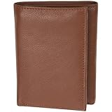 Access Denied Mens Leather RFID Blocking Wallet Trifold with ID Window