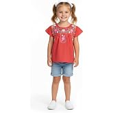 unik Girls Cotton Embroidered Floral Blouse for Birthdays, Cultural Events, Cinco De Mayo