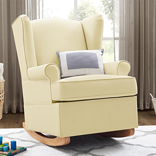 Baby Relax Wainwright Wingback Convertible Rocker, Ivory
