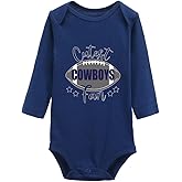 YCICIVDee Cutest Cowboys Fan Baby Boy Girl Onesie Newborn Romper