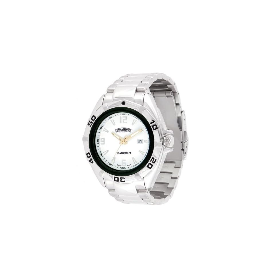 Field & Stream Mens F184GWBSD Ocean Angler Stainless Steel Watch on