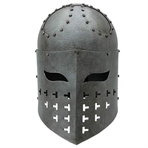 Battle Ready Fully Functional Steel Lightweight Spangenhelm Antique Finish Helmet Costume LARP