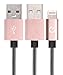 Volts USB-A to Lightning Cable Cord, MFi Certified Charger Compatible with iPhone, iPad, Rigorously Tested for Long Lifespan (Rose Gold 3.3 Feet)