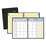 AT-A-GLANCE QuickNotes Monthly Planner, 6 7/8 x 8 3/4, Black, 2016