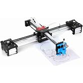 Plotter Pen Drawing Robot DIY XY Plotter Machine Writing Robot for Drawing Enthusiasts with VigoTec Controller, Aluminum Alloy Drawing Space Desktop (US Plug)