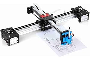 Plotter Pen Drawing Robot DIY XY Plotter Machine Writing Robot for Drawing Enthusiasts with VigoTec Controller, Aluminum Allo