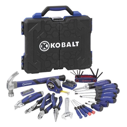 Kobalt household tool set with hard case Clearance