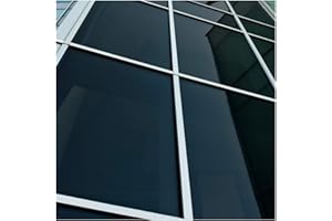 BDF NA05 Window Film Daytime Privacy and Sun Control Natural Black 5 (Very Dark) - 36in X 12ft