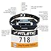 Fitletic Neo Race Belt | Unique No Bounce Design for Marathon, Triathlon, Trail, 5k, 10k | Single Pounch | N01R Neo