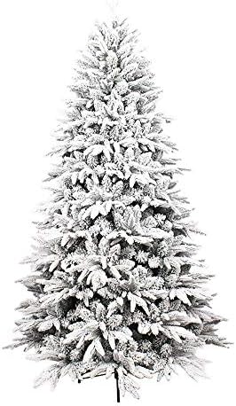 ベストチョイス製品人工的なクリスマスツリー 簡単な組み立て 折りたたみ式の金属製スタンド 屋内と屋外の休日の装飾用 Pe植毛スノーツリー 高級品